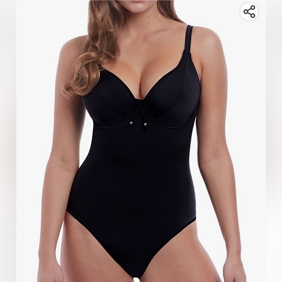 Freya Black Women's One Piece Swimsuit - Picture 16 of 16
